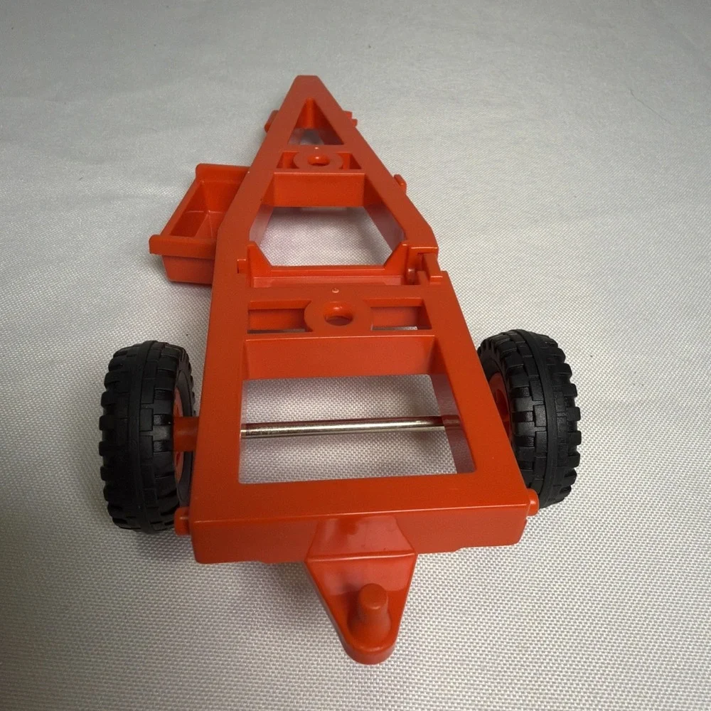 Vintage Red Playmobil Trailer 1977 Rare
